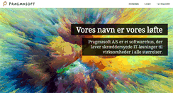 Desktop Screenshot of pragmasoft.dk
